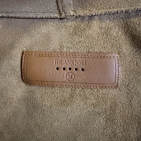 Blank NYC Women's Brown Faux Suede Jacket - Size M - Picture 8 of 12
